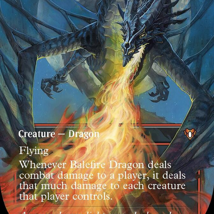 Balefire Dragon (Borderless Alternate Art) [Commander Masters]