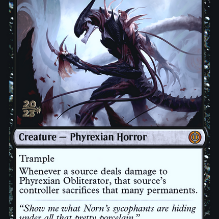 Phyrexian Obliterator [Phyrexia: All Will Be One Prerelease Promos]