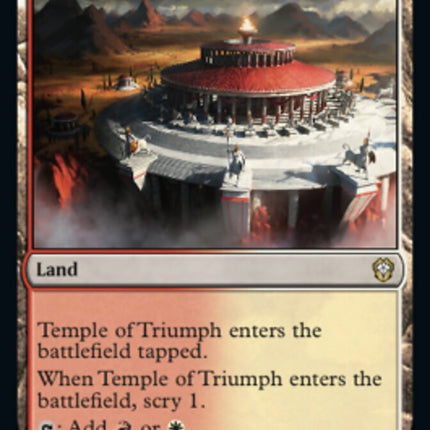 Temple of Triumph [Dominaria United Commander]