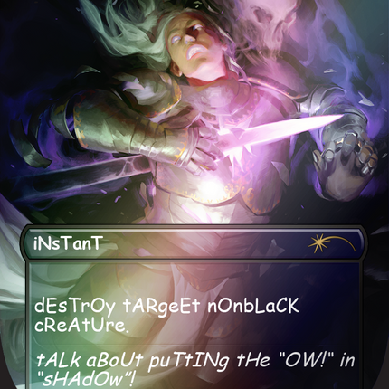 dOOm bLaDE (Rainbow Foil) [Secret Lair Drop Series]