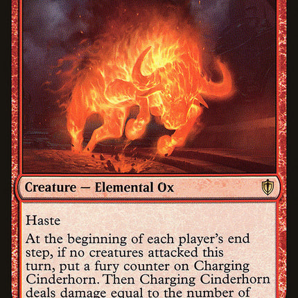 Charging Cinderhorn [Commander 2016]