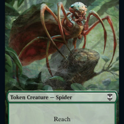 Treefolk // Spider Double-Sided Token [Streets of New Capenna Commander Tokens]