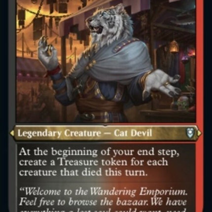 Mahadi, Emporium Master (Foil Etched) [Commander Legends: Battle for Baldur's Gate]