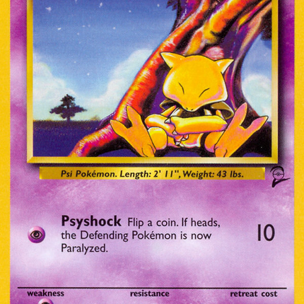 Abra (65/130) [Base Set 2]