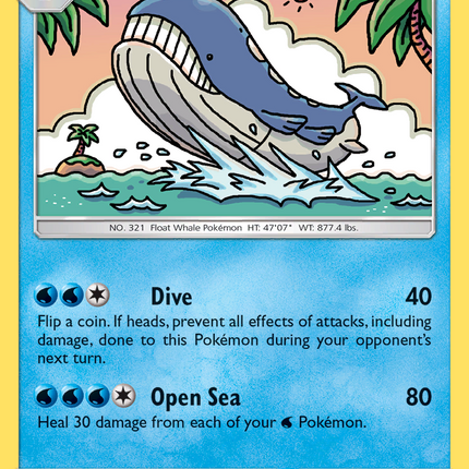 Wailord (30/145) [Sun & Moon: Guardians Rising]