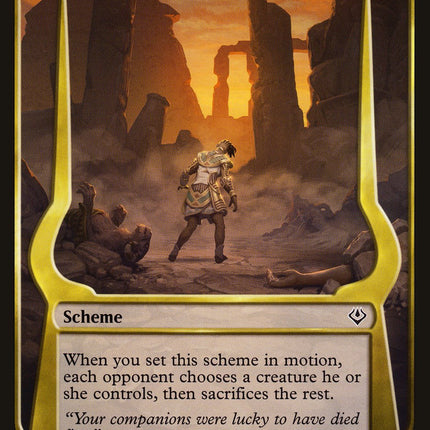 No One Will Hear Your Cries (Schemes) [Archenemy: Nicol Bolas Schemes]
