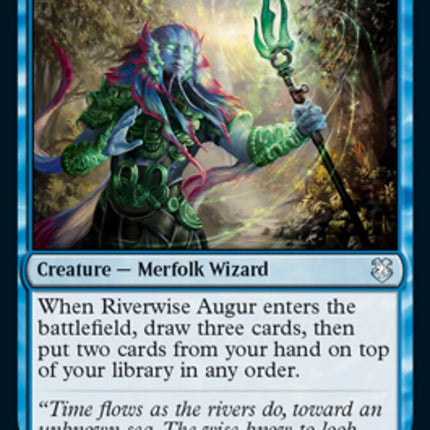 Riverwise Augur [Dungeons & Dragons: Adventures in the Forgotten Realms Commander]