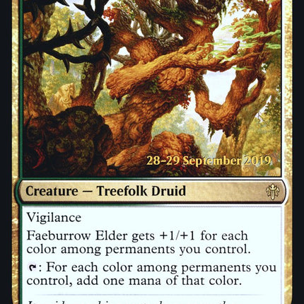Faeburrow Elder [Throne of Eldraine Prerelease Promos]