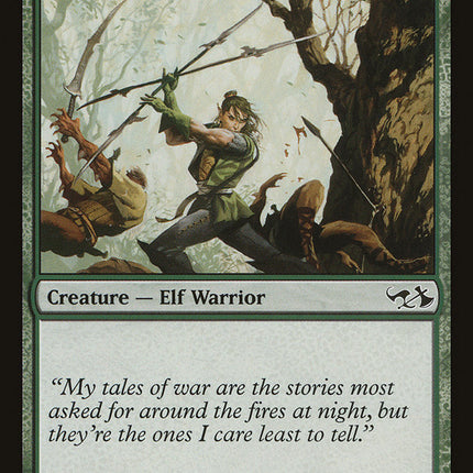 Elvish Warrior [Duel Decks: Elves vs. Goblins]