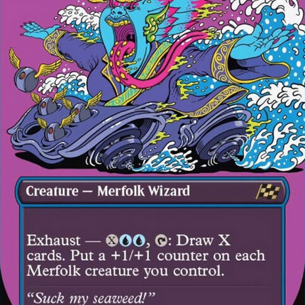 Mindspring Merfolk (Borderless) [Aetherdrift]