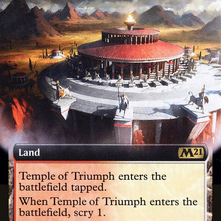 Temple of Triumph (Extended Art) [Core Set 2021]