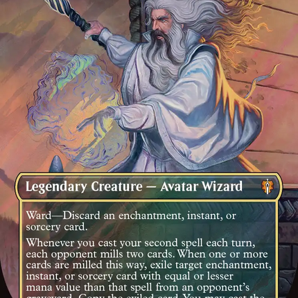 Saruman of Many Colors (Borderless) (Surge Foil) [The Hobbit: Eternal-Legal]