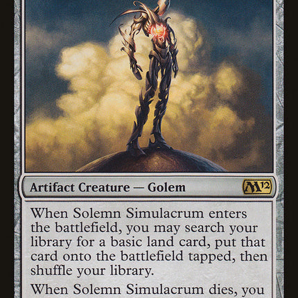 Solemn Simulacrum [Magic 2012]