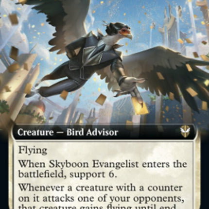 Skyboon Evangelist (Extended Art) [Streets of New Capenna Commander]