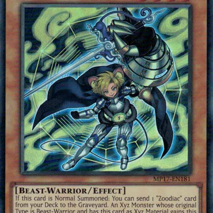 Zoodiac Ratpier [MP17-EN181] Super Rare