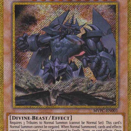 Obelisk the Tormentor [MVPC-EN001] Gold Secret Rare