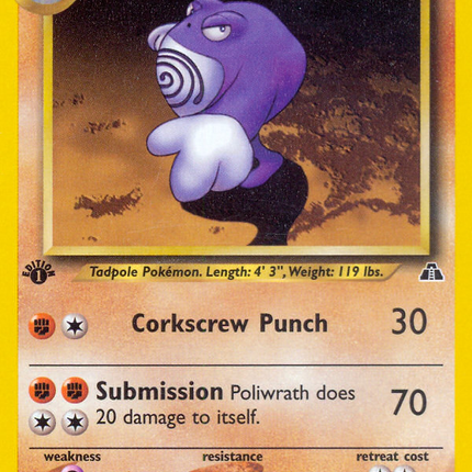 Poliwrath (28/75) [Neo Discovery 1st Edition]