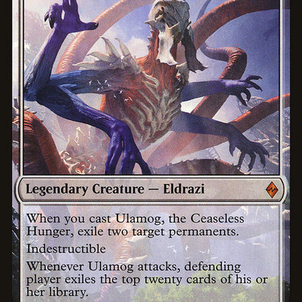 Ulamog, the Ceaseless Hunger [Battle for Zendikar]