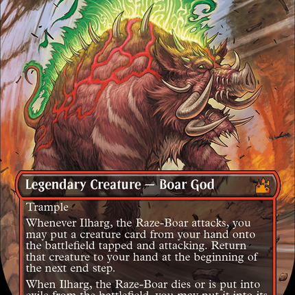 Ilharg, the Raze-Boar (Anime Borderless) [Ravnica Remastered]