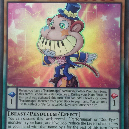 Performapal Monkeyboard [OP01-EN008] Super Rare