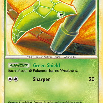 Metapod (46/123) [HeartGold & SoulSilver: Base Set]