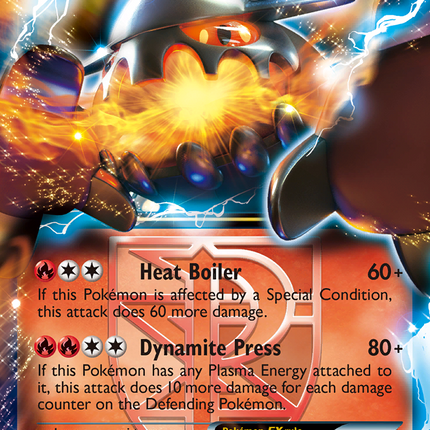 Heatran EX (13/116) [Black & White: Plasma Freeze]