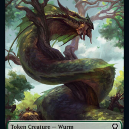 Soldier // Wurm Double-Sided Token [Dominaria United Tokens]