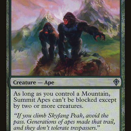 Summit Apes [Worldwake]