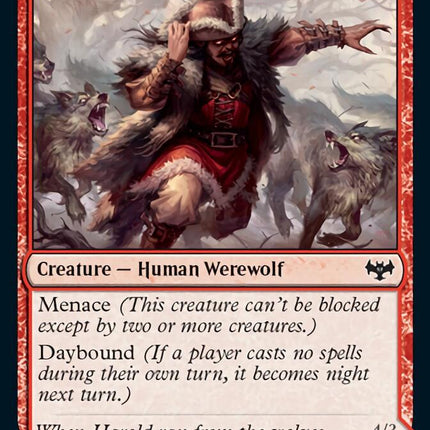 Fearful Villager // Fearsome Werewolf [Innistrad: Crimson Vow]