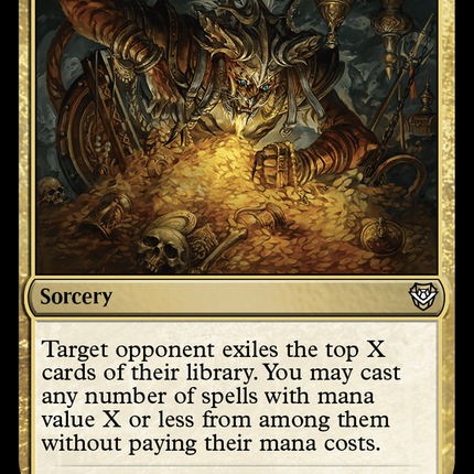 Villainous Wealth [Outlaws of Thunder Junction Commander]