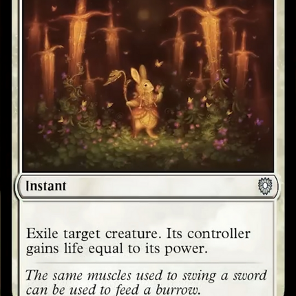 Swords to Plowshares [Bloomburrow Commander]