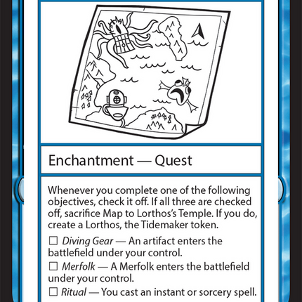 Map to Lorthos's Temple [Mystery Booster 2 Playtest Cards]