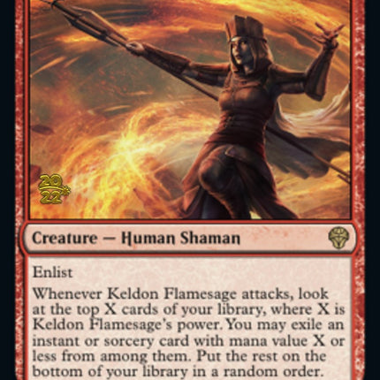 Keldon Flamesage [Dominaria United Prerelease Promos]