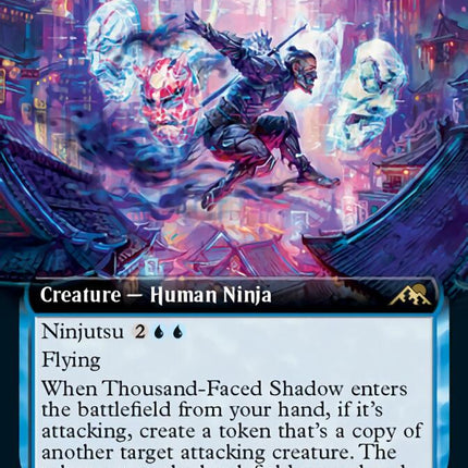 Thousand-Faced Shadow (Extended Art) [Kamigawa: Neon Dynasty]