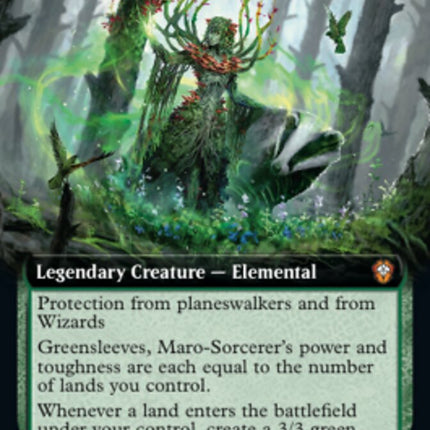 Greensleeves, Maro-Sorcerer (Extended Art) [Dominaria United Commander]