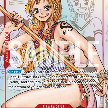 Nami (Alternate Art) [One Piece Promotion Cards]