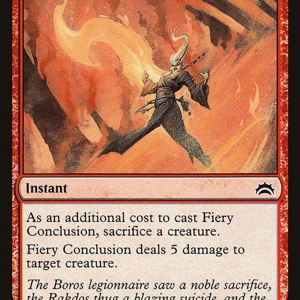 Fiery Conclusion [Planechase Anthology]