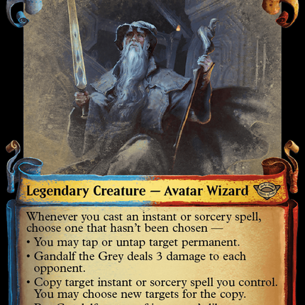 Gandalf the Grey [The Lord of the Rings: Tales of Middle-Earth Showcase Scrolls]