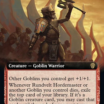 Rundvelt Hordemaster (Extended Art) [Dominaria United]