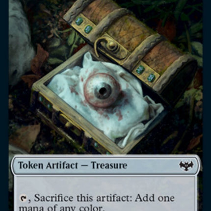 Human (001) // Treasure Double-Sided Token [Innistrad: Crimson Vow Tokens]