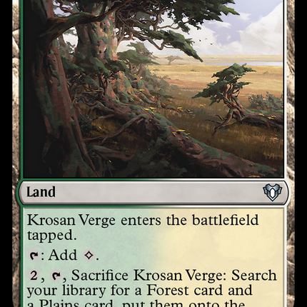Krosan Verge [Commander Masters]