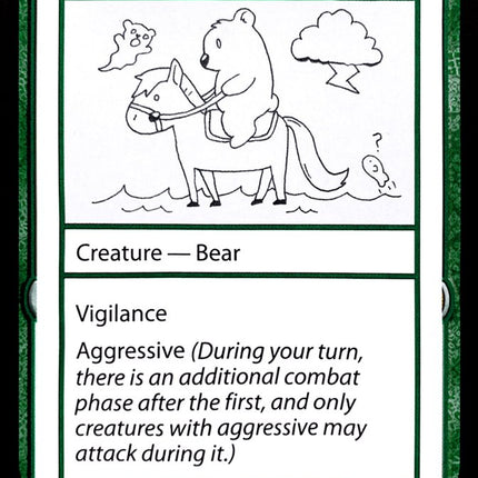 Bear with Set's Mechanic [Mystery Booster Playtest Cards]