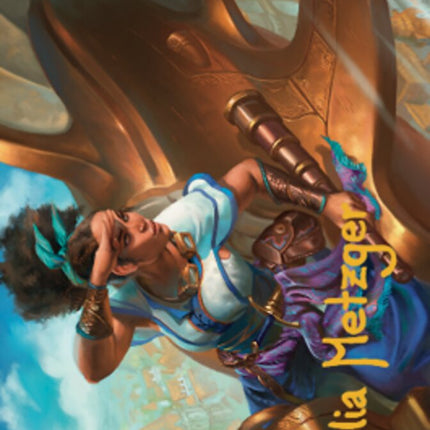 Talas Lookout Art Card (Gold-Stamped Signature) [Dominaria United Art Series]