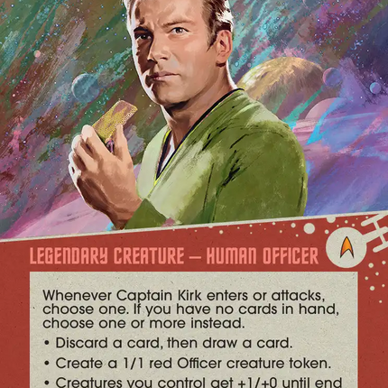 Captain James T. Kirk (Showcase) (Surge Foil) [Star Trek]