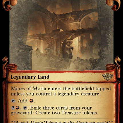 Mines of Moria [The Lord of the Rings: Tales of Middle-Earth Showcase Scrolls]