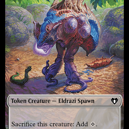 Eldrazi Spawn // Demon Double-Sided Token [Commander Masters Tokens]
