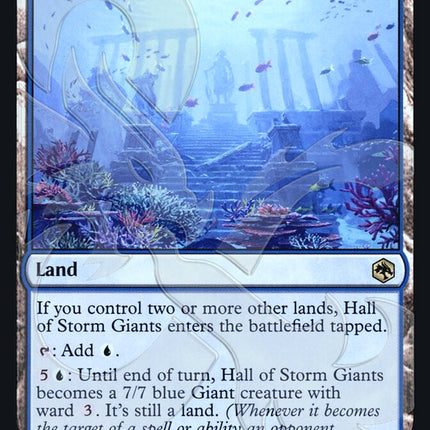 Hall of Storm Giants (Ampersand Promo) [Dungeons & Dragons: Adventures in the Forgotten Realms Promos]