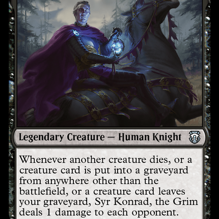 Syr Konrad, the Grim (Ripple Foil) [Modern Horizons 3 Commander]