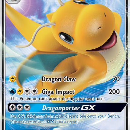 Dragonite GX (37/70) [Sun & Moon: Dragon Majesty]