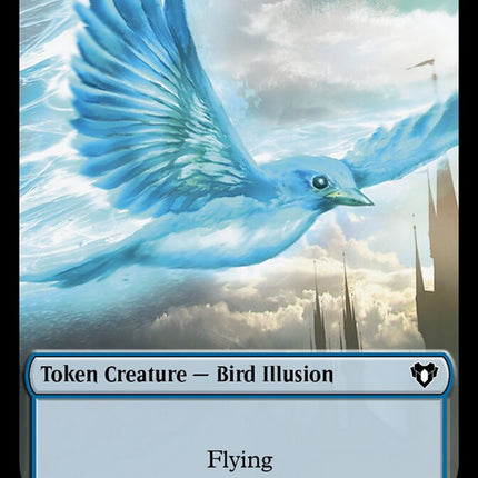 Thopter // Bird Illusion Double-Sided Token [Commander Masters Tokens]
